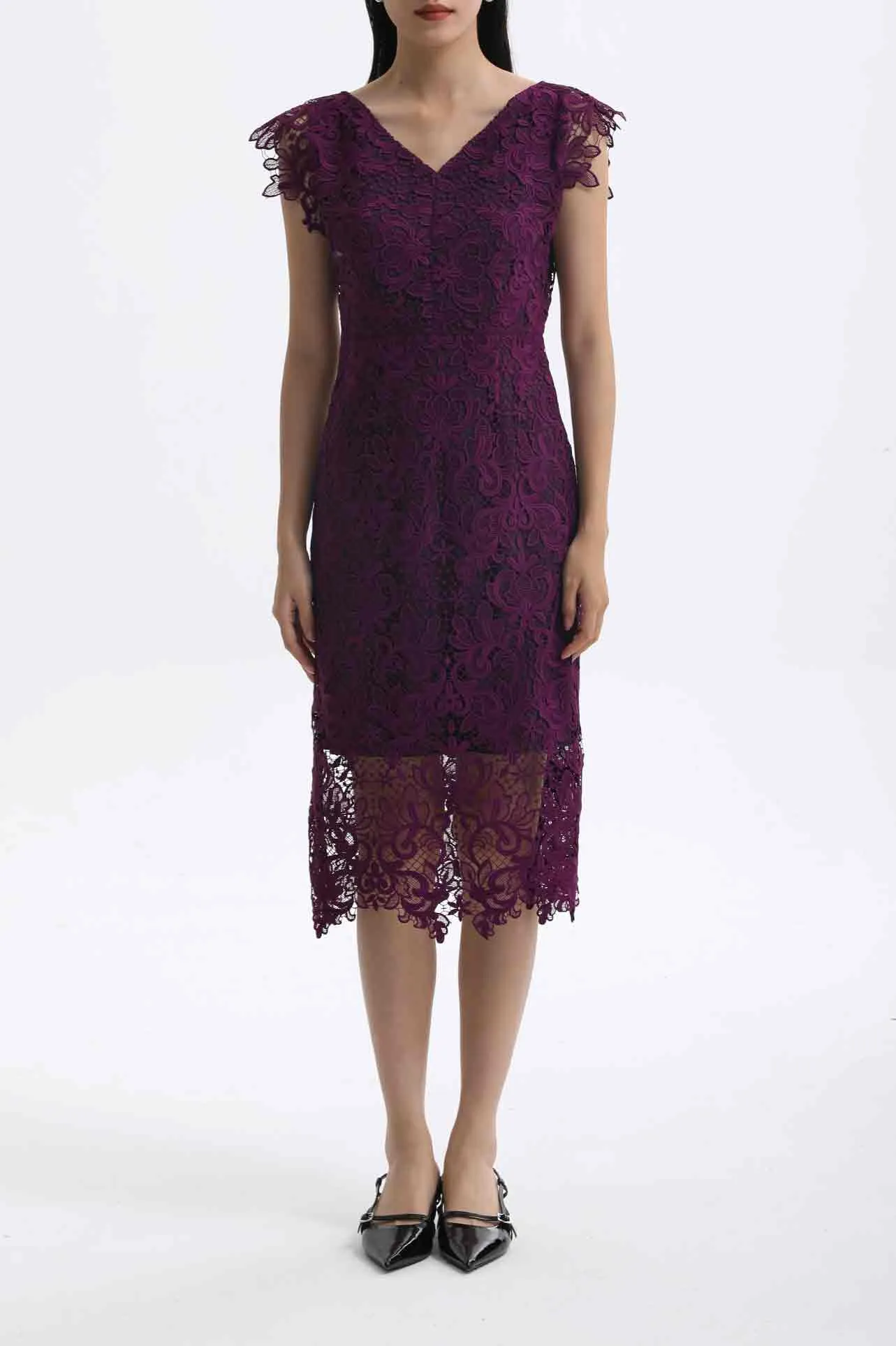 WATER SOLUBLE LACE DRESS