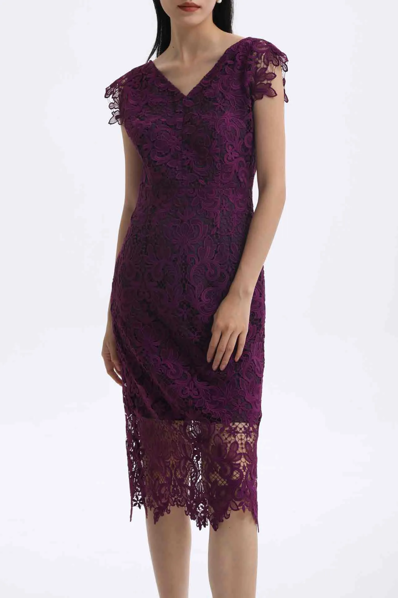 WATER SOLUBLE LACE DRESS