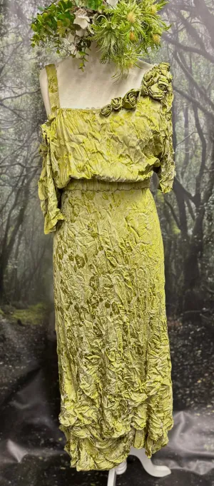 Winona Chartreuse dress