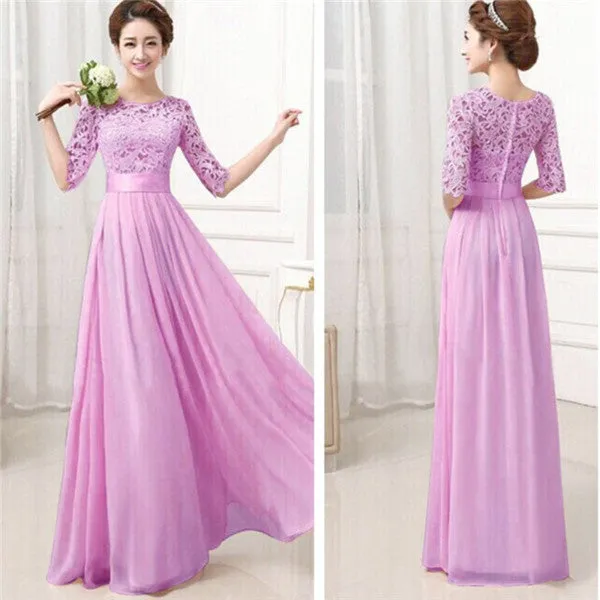 Women Long Sexy Evening Party Ball Prom Gown Formal Dresses