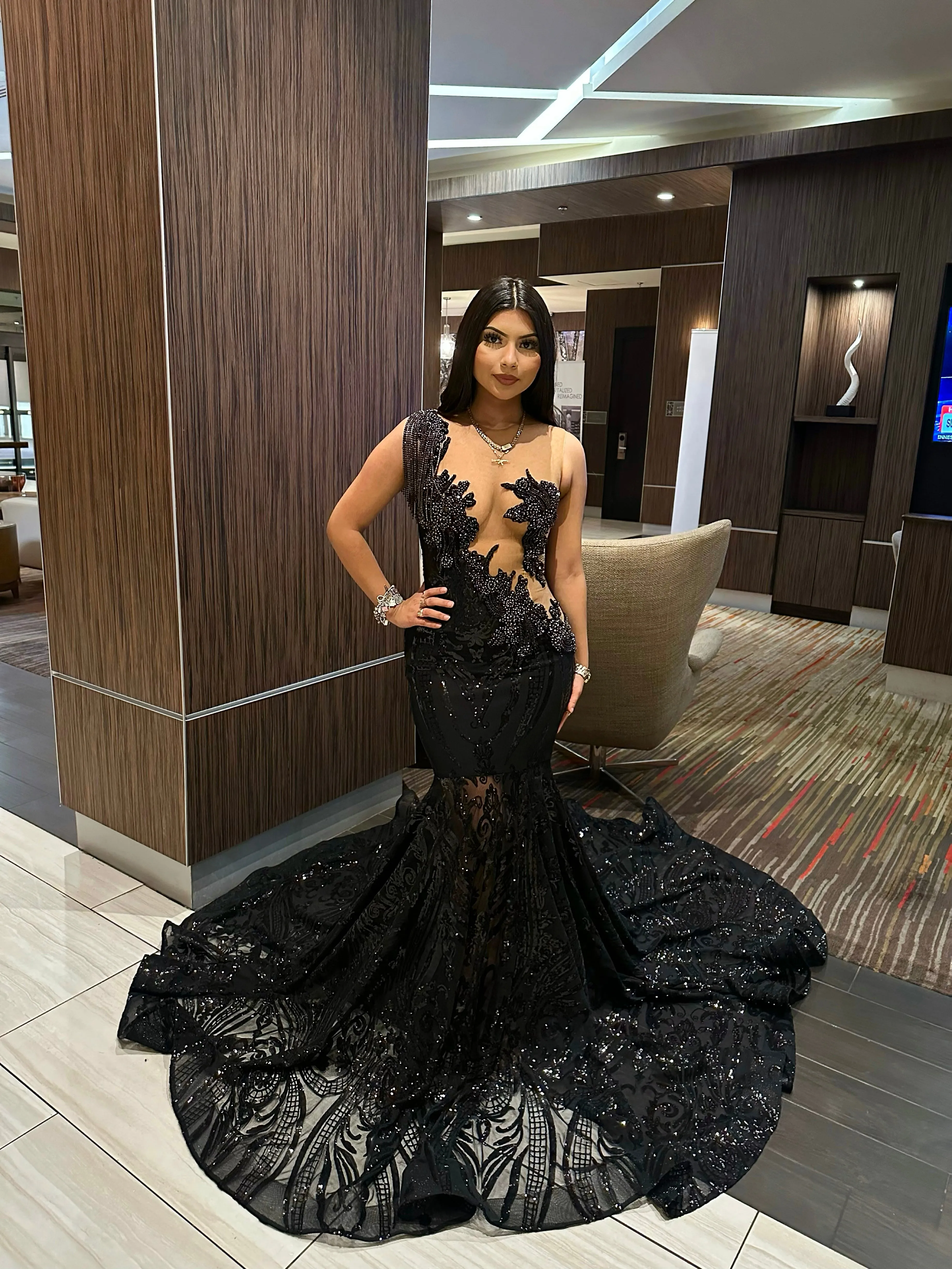 Zhane Gown 2.0 in Black