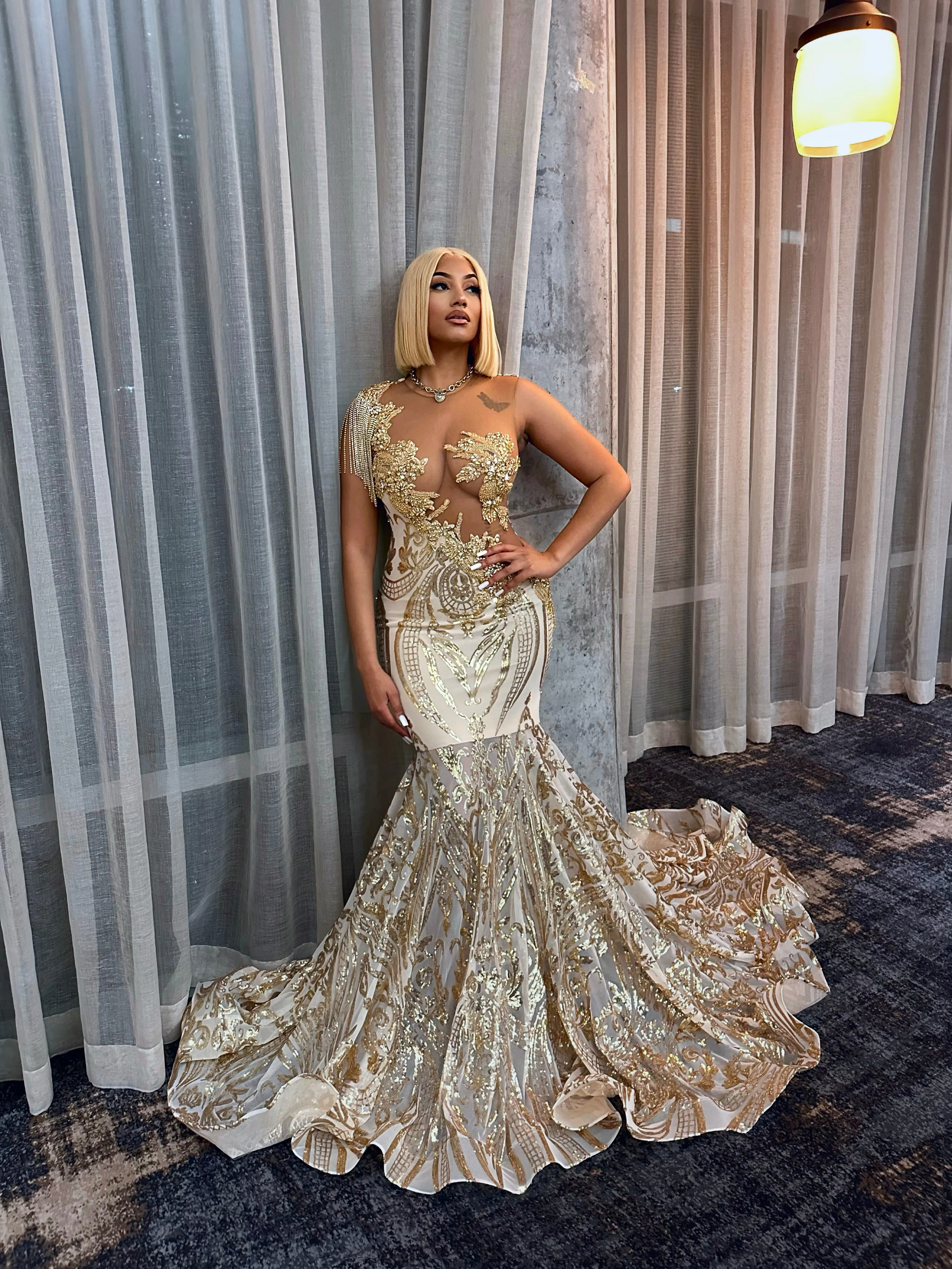 Zhane Gown 2.0 in Gold
