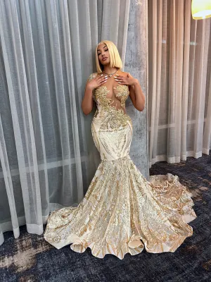 Zhane Gown 2.0 in Gold